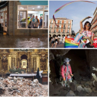 El colapso de la cúpula de la Vera Cruz, el día del Orgullo, el encuentro de la espeleóloga Paloma Bombín y la espectacular tormenta del viernes, protagonistas de la semana