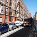 Imagen de uno de los incendios en la calle Caamaño en Las Delicias.