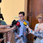 Pedro Herrero y Rafi Romero ante los medios de comunicación