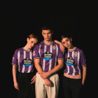 Presentación de la primera equipación del Real Valladolid para la 2024-25