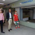 Imagen del concejal de Comercio, Víctor Martín, en las instalaciones renovadas de las Galerías Rondilla