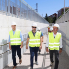 Visita del concejal Ignacio Zarandona a las obras de Padre Claret