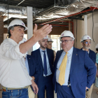 El consejero de Sanidad, Alejandro Vázquez, visita las obras del nuevo centro de salud de La Magdalena de Valladolid.