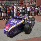 Presentación del coche de carreras del equipo 'Vall Racing Team' de la UVA