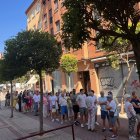 Colas en la plaza de toros de Zorrilla para comprar entradas para la feria taurina de las fiestas