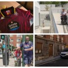La tercera equipación del Real Valladolid, la apertura del paso de Padre Claret, una nueva ola de calor y el edificio okupado en la calle Asunción