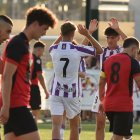 Jugadores del Promesas celebran uno de los goles