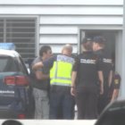 El acusado del crimen machista de Pajarrillos en Valladolid, a su llegada a la comisaría de Delicias