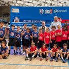 Jugadores del programa NBA Jr en Valladolid en 2023