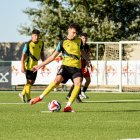 Trofeo Diputación: Villanubla-Mojados: Diego Yuste convierte un penalti