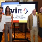 Presentación de 'Vino+Valladolid' con Francisco Javier Garrido, Blanca Jiménez, Jesús Julio Carnero y Javier Ajenjo