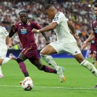 Imagen del último partido del Real Valladolid ante el Real Madrid en el Bernabéu.
