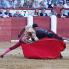 Alejandro Talavante durante la faena del pasado 6 de septiembre.