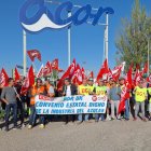 Concentración de las Federaciones de Industria de UGT y CCOO Industria