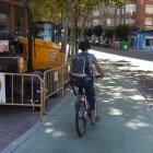 Carril bici de Juan Carlos I en Valladolid