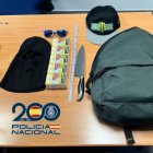 Pertenencias del menor tras ser detenido