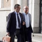 Alfonso Centeno a su llegada al juicio de Meseta Ski.
