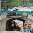 Estado de las obras del túnel de Labradores en Valladolid.