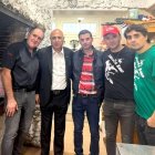 Imagen de la visita del subdelegado del Gobierno en Valladolid a la localidad de Traspinedo, con motivo de la XVI Feria del Pincho de Lechazo y Artesanía 'El Sabor de la Tierra'. E. M.