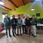 Miembros del equipo de Ciguñuela, campeón del memorial de caza Faustino Alonso. Leonardo de la Fuent