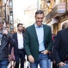 Carlos Martínez Mínguez, Pedro Sánchez y Luis Tudanca, en una imagen de archivo.