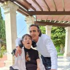 José Antonio con su mujer, Ana, diagnosticada con ELA en 2020.