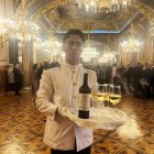 Imagen de los vinos ofrecidos en la recepción de los reyes en el Palacio Real de Madrid con motivo del Día de la Fiesta Nacional