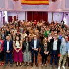 El presidente de la Diputación de Valladolid durante los actos de celebración del Día Internacional de la Mujer Rural
