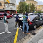 Imagen de la detención del grupo criminal especializado en robos con fuerza en viviendas
