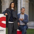 La actriz Pilar López de Ayala, de ‘En la alcoba del sultán’, junto a su director Javier Rebollo