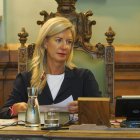 Irene Carvajal, portavoz de Vox y primera teniente de alcalde del Ayuntamiento de Valladolid.