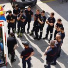 Bomberos vallisoletanos que se trasladarán a Aldaia.