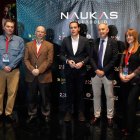 El rector de la UVa, Antonio Largo, y el presidente de la Diputación, Conrado Íscar, acuden a la apertura de Naukas Valladolid.