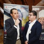 Conrado Íscar y Juan José Zancada, durante el encuentro.