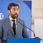 El concejal Francisco Blanco en la inauguración de  InnovaTE Valladolid.