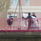 Rodaje de la serie 'Cochinas' de Prime en Valladolid