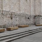 Imagen del Belén gigante en la plaza Portugalete