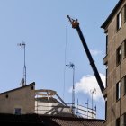Evolución de la reconstrucción de la cúpula de la iglesia de la Vera Cruz.
