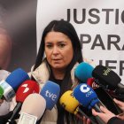 Inés, hermana de Esther López, antes de la declaración de Óscar S.