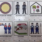 Imagen de los pictogramas inclusivos en edificios y espacios públicos, bares y comercios