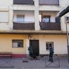 Vivienda de  Viana de Cega donde se producía el crimen.