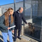 El concejal de Salud Pública y Seguridad Ciudadana, Alberto Cuadrado, visita las obras de remodelación del Centro de Protección Animal