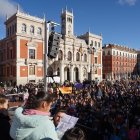 Acto del Día de la Paz en la Plaza Mayor.