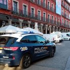 Imagen de archivo de un vehículo de la Policia Nacional en Valladolid.