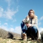 Libertad Cabal va a plantar una nueva parcela de lavandín en la localidad burgalesa de Cilleruelo de Arriba. / E. M.