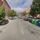 Avenida Real en La Cistérniga, donde se producirán las obras para dotar más espacio a los peatones.