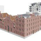 Recreación de la futura construcción en la parcela de la Electra