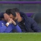 Luis Pérez arrepentido tras la agresión a Latasa