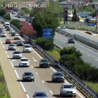 Retenciones en la A-62 por el accidente ocurrido esta mañana