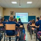 Alumnos del colegio San José de Valladolid durante una clase. / EM